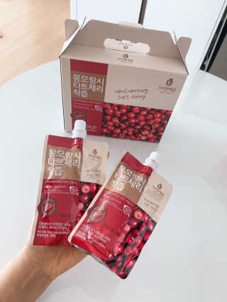 자연에온 몽모랑시 타트체리 착즙 100mL 10개입 2BOX — 5점을 준 리뷰어가 2020년 10월 올린 사용 사진
