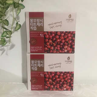 자연에온 몽모랑시 타트체리 착즙 100mL 10개입 2BOX — 5점을 준 리뷰어가 2020년 10월 올린 사용 사진