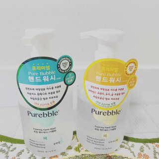 Purebble 당김없이 속촉촉_퓨어블 핸드워시 3종 [랜덤발송] — 5점을 준 리뷰어가 2020년 7월 올린 사용 사진