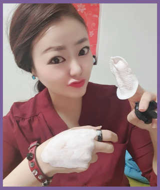 델라본 체리 버블 클렌징 패드 10ea — 5점을 준 리뷰어가 2020년 9월 올린 사용 사진