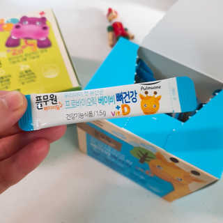 [풀무원베이비밀] 프로바이오락 베이비 유산균 SET — 5점을 준 리뷰어가 2020년 12월 올린 사용 사진