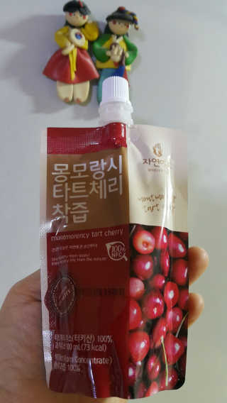 자연에온 몽모랑시 타트체리 착즙 100mL 10개입 2BOX — 5점을 준 리뷰어가 2020년 10월 올린 사용 사진