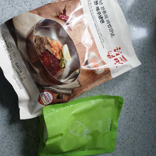 [해주냉면] 신천맛집 매운 비빔냉면 2인분 + 무절임 — 5점을 준 리뷰어가 2020년 5월 올린 사용 사진