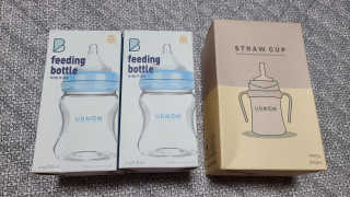 유비맘 신생아젖병 120ml 트리플팩_ 젖꼭지 포함 — 5점을 준 리뷰어가 2020년 8월 올린 사용 사진