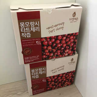 자연에온 몽모랑시 타트체리 착즙 100mL 10개입 2BOX — 5점을 준 리뷰어가 2020년 10월 올린 사용 사진