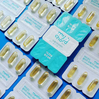 JW중외제약 마이코드 알티지 오메가3 1000 mg — 5점을 준 리뷰어가 2020년 7월 올린 사용 사진