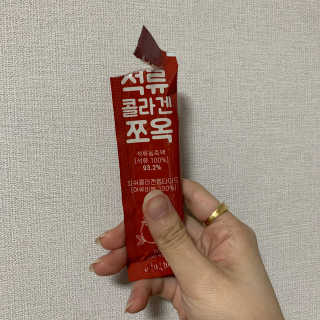 조은약초 석류콜라겐 석류즙 석류쪼옥 젤리 스틱 15포 x 20g — 4.5점을 준 리뷰어가 2020년 9월 올린 사용 사진