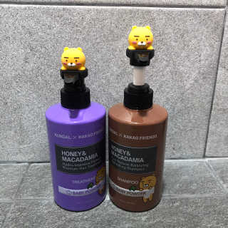 KUNDAL [쿤달 X 카카오프렌즈] 샴푸/트리트먼트 500ml 2구 세트 — 5점을 준 리뷰어가 2020년 11월 올린 사용 사진