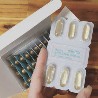 JW중외제약 마이코드 알티지 오메가3 1000 mg — 4.5점을 준 리뷰어가 2020년 7월 올린 사용 사진