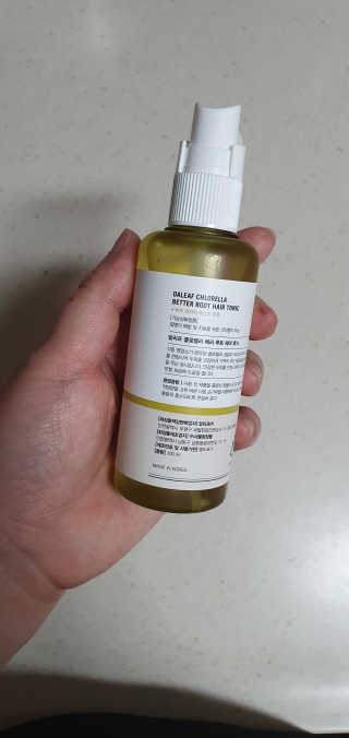 달리프 클로렐라 베러 루트 헤어토닉 100ml — 5점을 준 리뷰어가 2020년 10월 올린 사용 사진