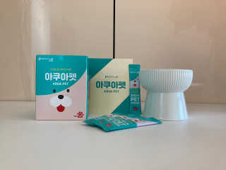 펫시랩 반려견용 액상 프리바이오틱스 아쿠아펫 — 5점을 준 리뷰어가 2020년 12월 올린 사용 사진