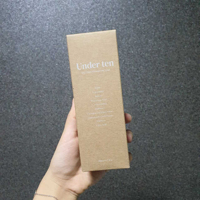 언더텐 바다포도 수분토너 리뷰 사진