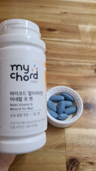 JW중외제약 마이코드 멀티비타민미네랄 포 맨 — 5점을 준 리뷰어가 2020년 9월 올린 사용 사진