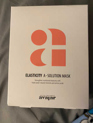 Avajar A-Solution 마스크 — 5점을 준 리뷰어가 2020년 10월 올린 사용 사진