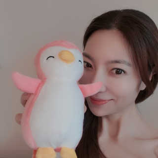 더샵토이 핸드메이드 동물 펭귄 애착 봉제인형 — 5점을 준 리뷰어가 2020년 7월 올린 사용 사진