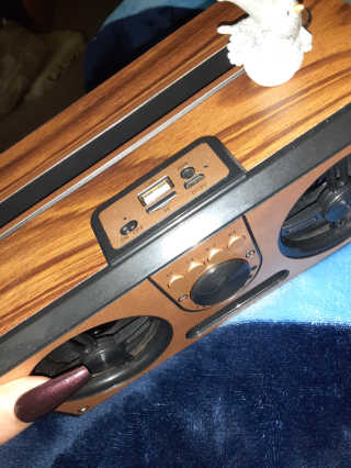SEVIZ RETRO20W 레트로 블루투스 스피커 — 5점을 준 리뷰어가 2020년 6월 올린 사용 사진