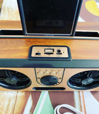 SEVIZ RETRO20W 레트로 블루투스 스피커 — 5점을 준 리뷰어가 2020년 9월 올린 사용 사진