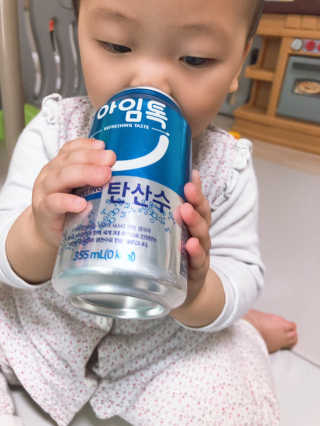 일화 아임톡 탄산수 355mlX24캔 + 보냉팩 증정이벤트 — 5점을 준 리뷰어가 2020년 5월 올린 사용 사진
