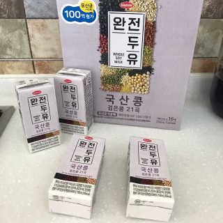 세상간단 완전푸드 [완전두유] 5종 — 5점을 준 리뷰어가 2020년 4월 올린 사용 사진