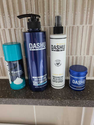 다슈코리아 다슈 데일리 단백질 한방 두피 골드 샴푸 500ml — 5점을 준 리뷰어가 2020년 12월 올린 사용 사진