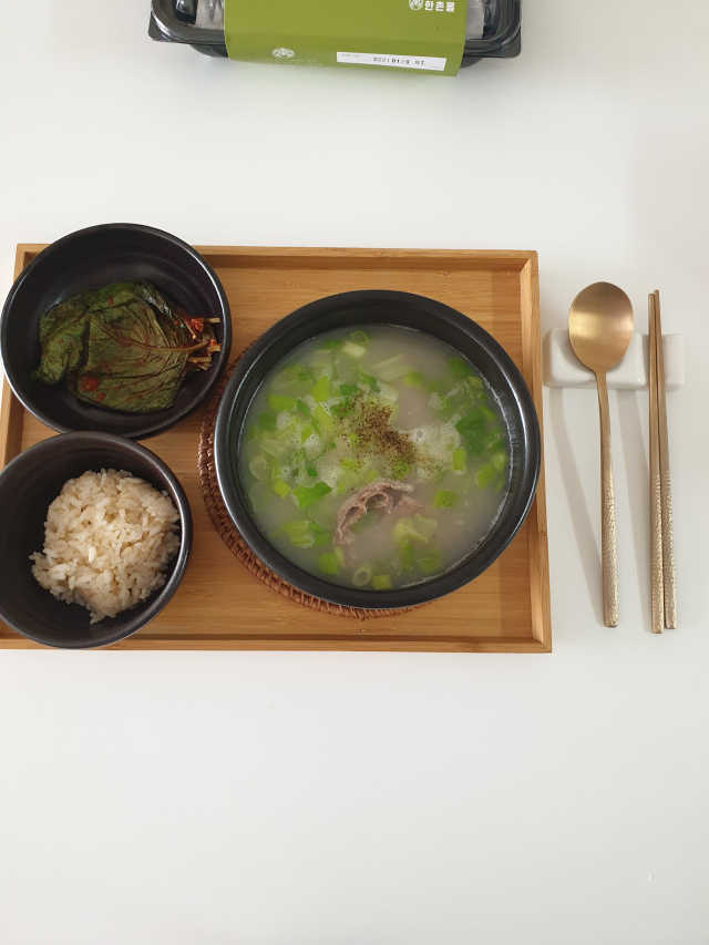 한 끼 설렁탕 450g x 2팩 리뷰 사진