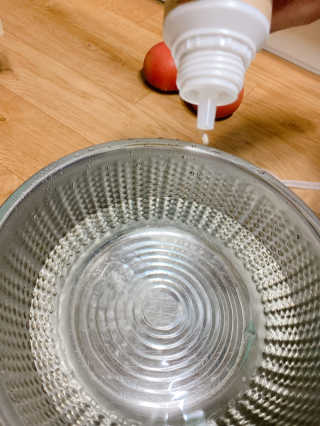 친환경 과일세정제 그린그램 칼슘파우더 1통 150g — 5점을 준 리뷰어가 2020년 6월 올린 사용 사진