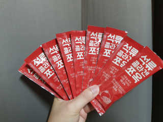 조은약초 석류콜라겐 석류즙 석류쪼옥 젤리 스틱 15포 x 20g — 5점을 준 리뷰어가 2020년 7월 올린 사용 사진