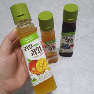 [풀무원] 리얼 과일  저지방 드레싱 240g 3종 — 4점을 준 리뷰어가 2020년 8월 올린 사용 사진