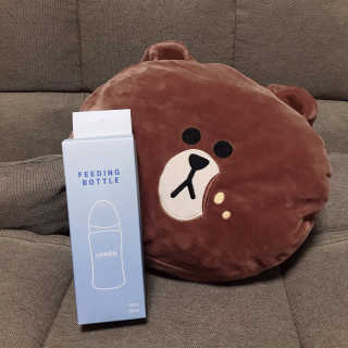 유비맘 PPSU 젖병 노꼭지_260ml_컬러 랜덤 발송 — 5점을 준 리뷰어가 2020년 8월 올린 사용 사진