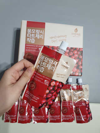 자연에온 몽모랑시 타트체리 착즙 100mL 10개입 2BOX — 5점을 준 리뷰어가 2020년 11월 올린 사용 사진