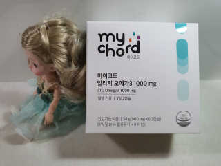 JW중외제약 마이코드 알티지 오메가3 1000 mg — 5점을 준 리뷰어가 2020년 10월 올린 사용 사진