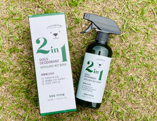 강아지스토리 2in1 강아지 애견 탈취제 400ml — 5점을 준 리뷰어가 2020년 5월 올린 사용 사진