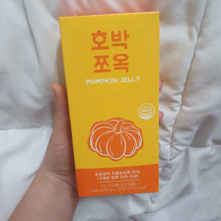 조은약초 국산 늙은 호박즙 호박쪼옥 젤리 20g x 15포 — 5점을 준 리뷰어가 2020년 7월 올린 사용 사진