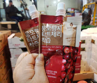 자연에온 몽모랑시 타트체리 착즙 100mL 10개입 2BOX — 5점을 준 리뷰어가 2020년 10월 올린 사용 사진