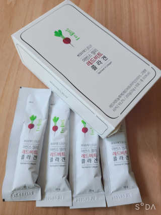 유유네이처 머빈스 젤리 레드비트 콜라겐 — 5점을 준 리뷰어가 2020년 6월 올린 사용 사진