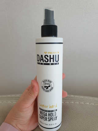 다슈코리아 다슈 포 맨 프리미엄 메가 홀드 슈퍼 스프레이 250ml — 4점을 준 리뷰어가 2020년 12월 올린 사용 사진