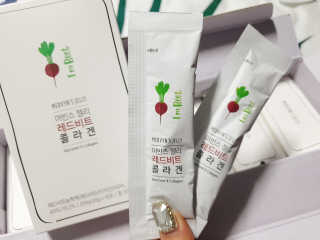 유유네이처 머빈스 젤리 레드비트 콜라겐 — 5점을 준 리뷰어가 2020년 4월 올린 사용 사진