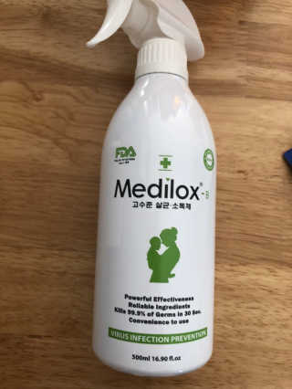 Medilox 메디록스 살균소독제_3종 500ml [택 1] — 5점을 준 리뷰어가 2020년 9월 올린 사용 사진