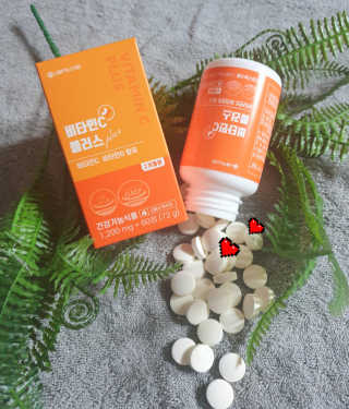 서울약사신협_비타민C플러스_1,200mg x 60정 — 5점을 준 리뷰어가 2020년 11월 올린 사용 사진
