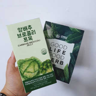 조은약초 국산 양배추즙 양배추 브로콜리 젤리 15포 x 1박스 — 5점을 준 리뷰어가 2020년 9월 올린 사용 사진