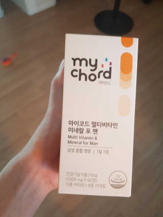 JW중외제약 마이코드 멀티비타민미네랄 포 맨 — 5점을 준 리뷰어가 2020년 8월 올린 사용 사진