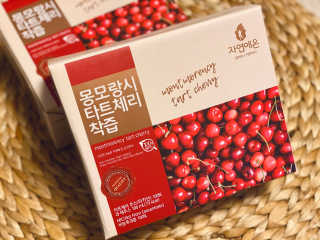 자연에온 몽모랑시 타트체리 착즙 100mL 10개입 2BOX — 5점을 준 리뷰어가 2020년 10월 올린 사용 사진