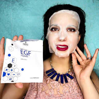 트리티스 [Treatis] Facial Sheet Mask — 5점을 준 리뷰어가 2021년 1월 올린 사용 사진