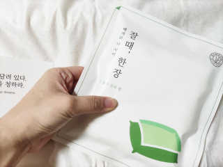 휴고링 언제 어디서나 깨끗한 베개-잘때한장 위생 베개시트 5매 — 5점을 준 리뷰어가 2020년 9월 올린 사용 사진
