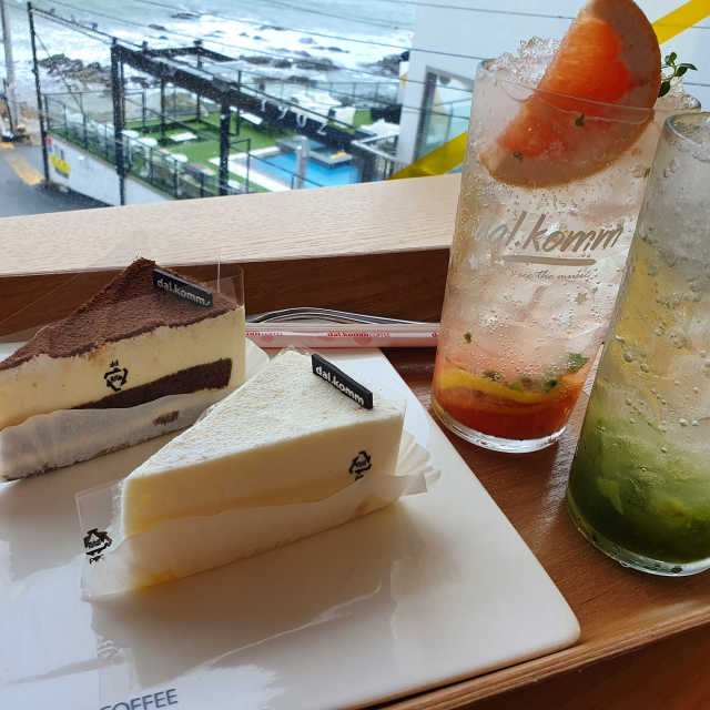 [달콤커피부산송정점]청량감을품은달콤송정2인세트 리뷰 사진