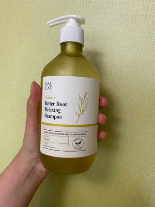 달리프 클로렐라 베러 루트 릴렉싱 샴푸 500ml — 5점을 준 리뷰어가 2020년 9월 올린 사용 사진