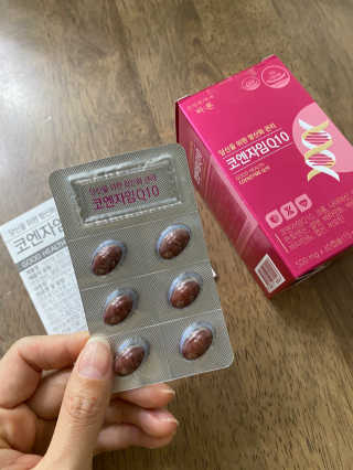 건강한약속 바른 바른 코엔자임Q10 — 4점을 준 리뷰어가 2020년 5월 올린 사용 사진