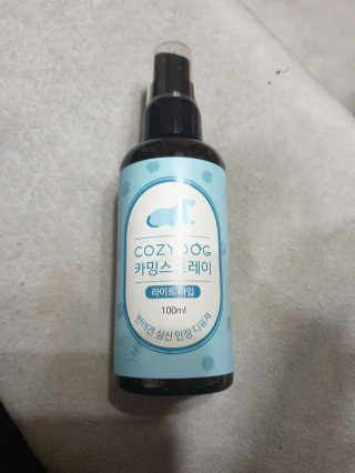 코지독 카밍스프레이 100ml — 4점을 준 리뷰어가 2020년 5월 올린 사용 사진