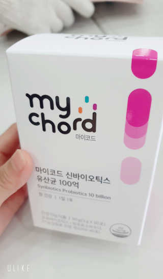 JW중외제약 마이코드 신바이오틱스 유산균 100억 — 5점을 준 리뷰어가 2020년 7월 올린 사용 사진