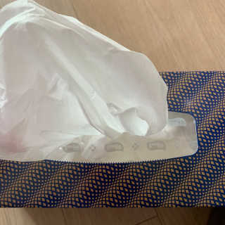 잘풀리는집 부드러운 모이스처 보습 미용 티슈 230매 — 4점을 준 리뷰어가 2020년 9월 올린 사용 사진